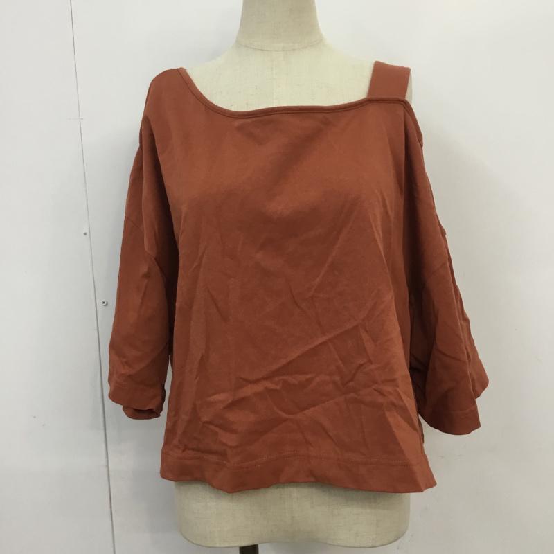 ジーナシス JEANASIS カットソー 半袖 FREE 無地 橙 / オレンジ /  レディース USED 古着 中古 10068272
