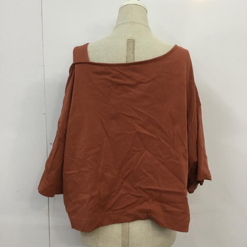 ジーナシス JEANASIS カットソー 半袖 FREE 無地 橙 / オレンジ /  レディース USED 古着 中古 10068272