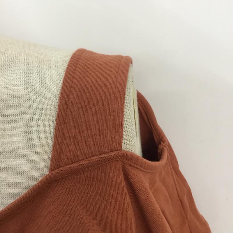 ジーナシス JEANASIS カットソー 半袖 FREE 無地 橙 / オレンジ /  レディース USED 古着 中古 10068272