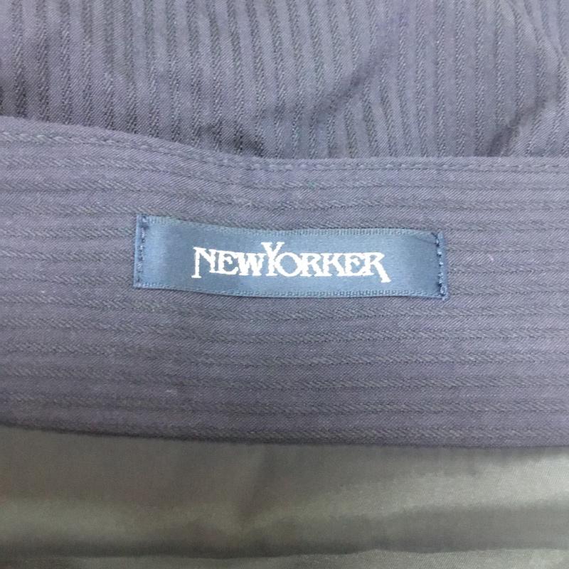 ニューヨーカー NEWYORKER スカート ミニスカート 無地 紺 / ネイビー /  レディース USED 古着 中古 10068290