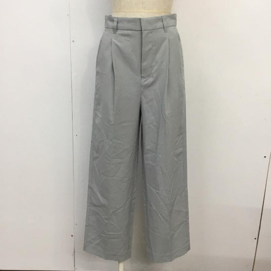 ローリーズファーム LOWRYS FARM パンツ スラックス M 無地 灰 / グレー /  レディース USED 古着 中古 10068291