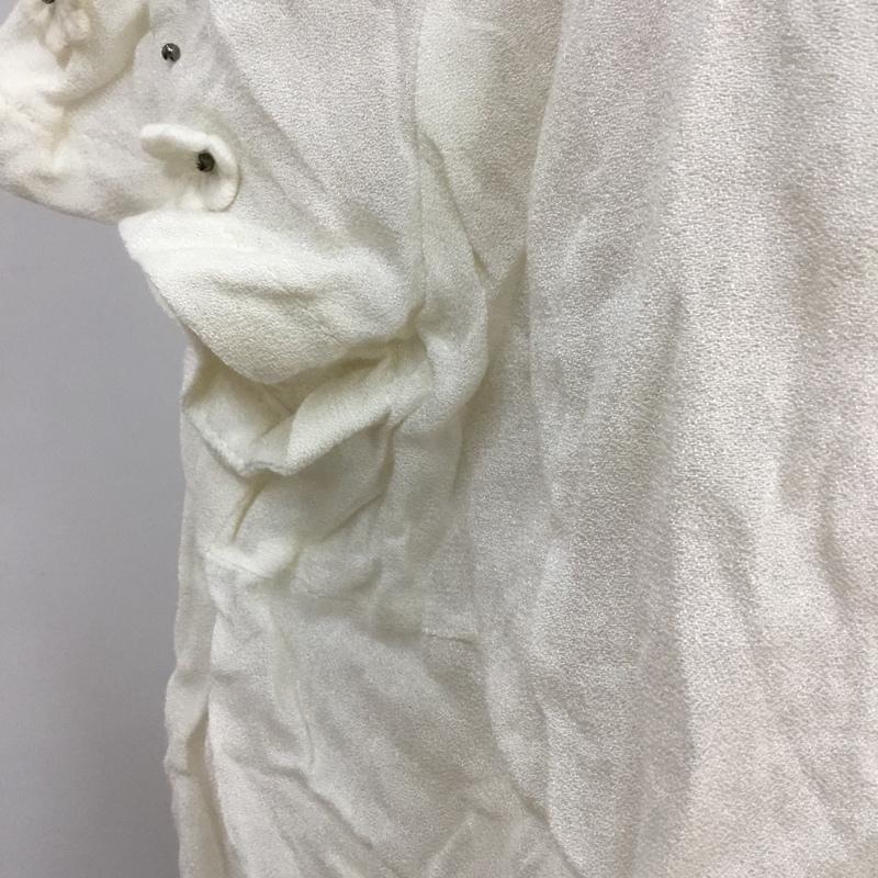 ザラベーシック ZARA BASIC カットソー 半袖 タグ付 XL 無地 白 / ホワイト /  レディース USED 古着 中古 10068306