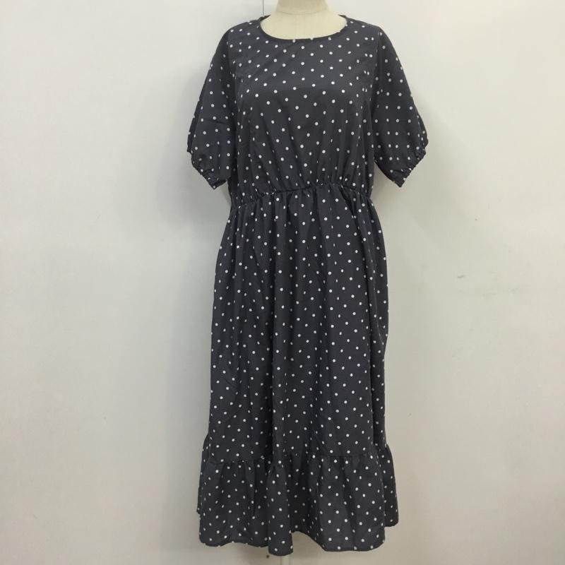 エヘカソポ ehka sopo ワンピース ロングスカート M ドット マルチカラー / マルチカラー /  レディース USED 古着 中古 10068331