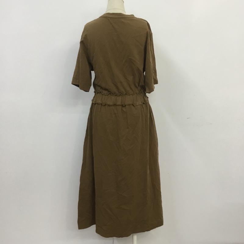 ローリーズファーム LOWRYS FARM ワンピース ロングスカート FREE 無地 茶 / ブラウン /  レディース USED 古着 中古 10068339
