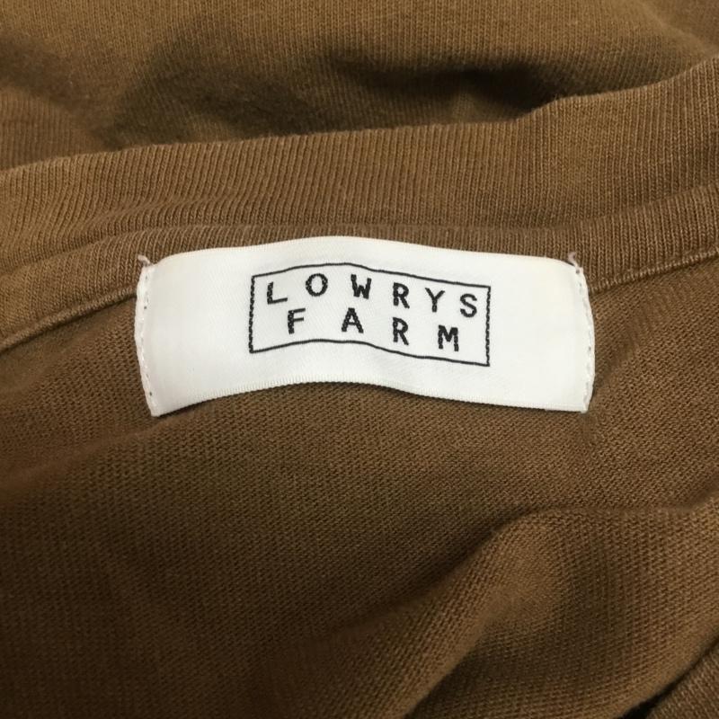 ローリーズファーム LOWRYS FARM ワンピース ロングスカート FREE 無地 茶 / ブラウン /  レディース USED 古着 中古 10068339