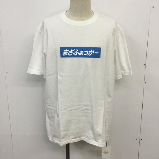タンタン TANG TANG Tシャツ 半袖 T-4113 MOTHERF**KER ボックスロゴ タグ付き XL プリント 白 / ホワイト /  メンズ USED 古着 中古 10068345