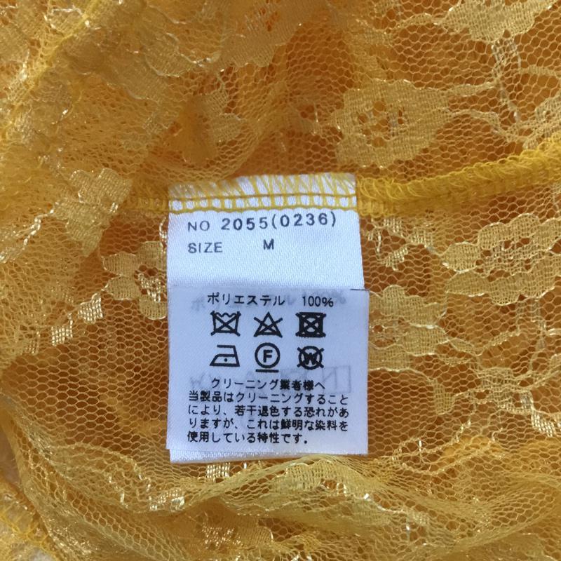 セシルマクビー CECIL McBEE カットソー 半袖 M 無地 黄 / イエロー /  レディース USED 古着 中古 10068363