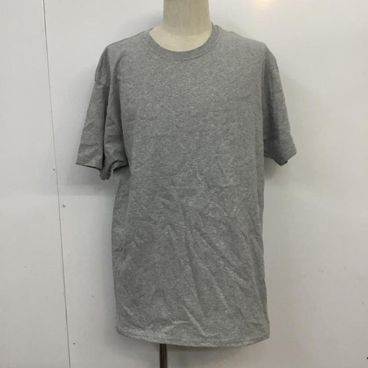 チャンピオン Champion Tシャツ 半袖 クルーネック L ワンポイント 灰 / グレー /  メンズ USED 古着 中古 10068390
