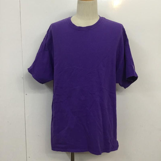 チャンピオン Campion Tシャツ 半袖 XL 無地 紫 / パープル /  メンズ USED 古着 中古 10068408