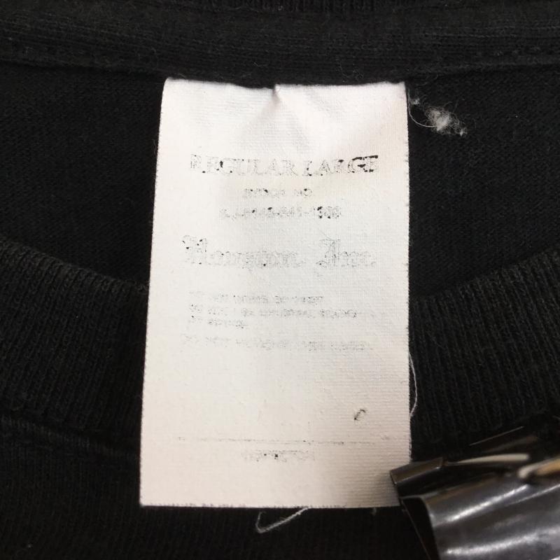 ヒューストン HOUSTON Tシャツ 半袖 L プリント 黒 / ブラック /  メンズ USED 古着 中古 10068421