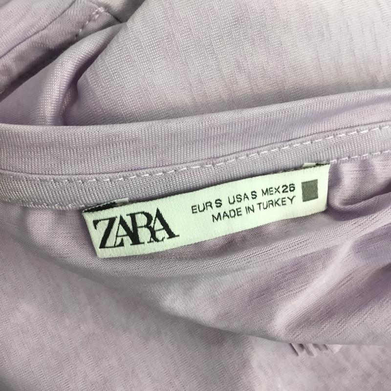 ザラ ZARA タンクトップ タンクトップ ノースリーブ S 無地 紫 / パープル /  レディース USED 古着 中古 10068485