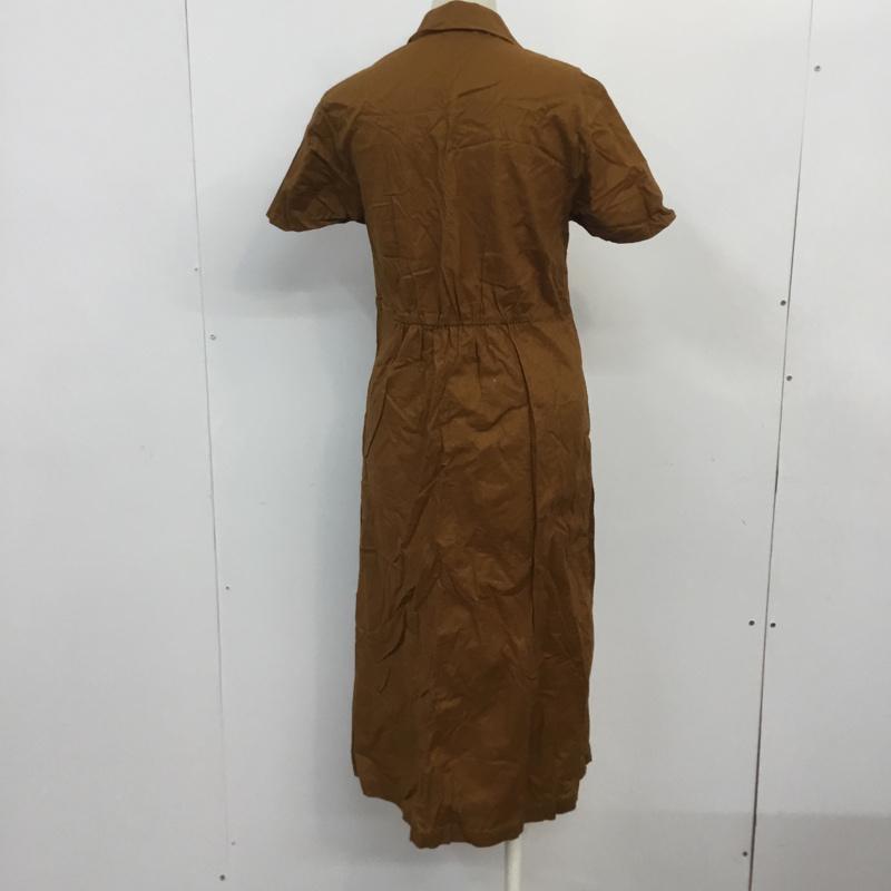 スライ SLY ワンピース ロングスカート 030CSH33-7980 オープンカラーOP 1 無地 キャメル / キャメル /  レディース USED 古着 中古 10068495