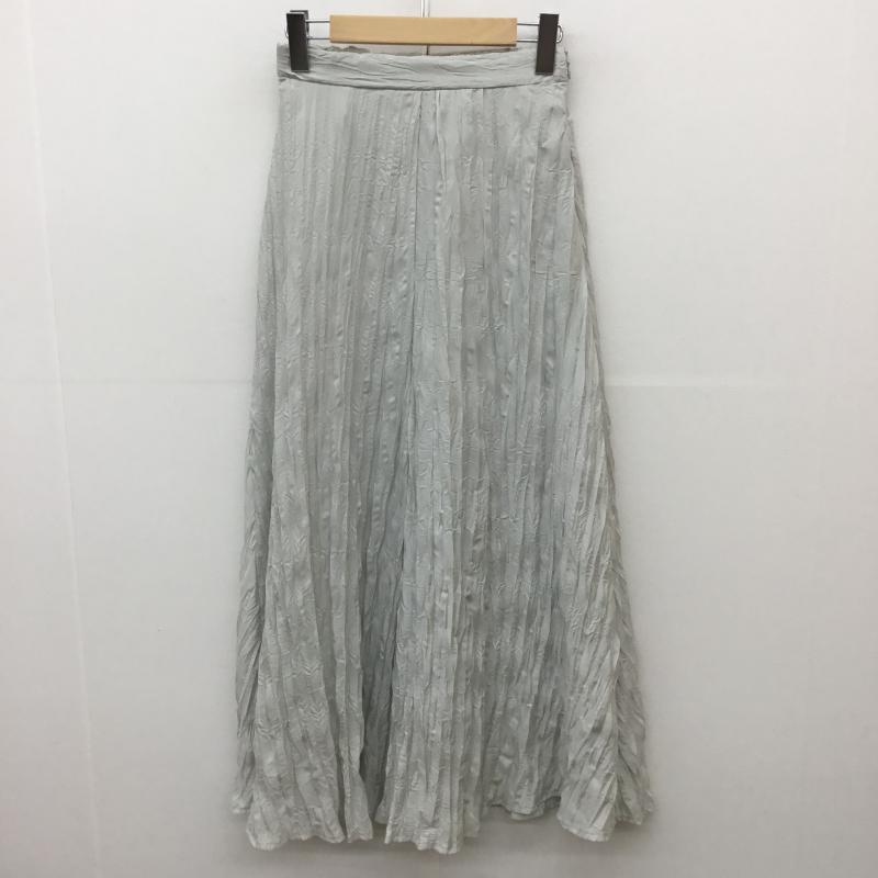 ケービーエフ KBF スカート ロングスカート 無地 薄緑 / ライトグリーン /  レディース USED 古着 中古 10068544