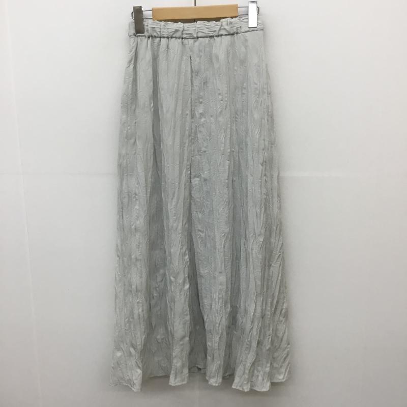 ケービーエフ KBF スカート ロングスカート 無地 薄緑 / ライトグリーン /  レディース USED 古着 中古 10068544