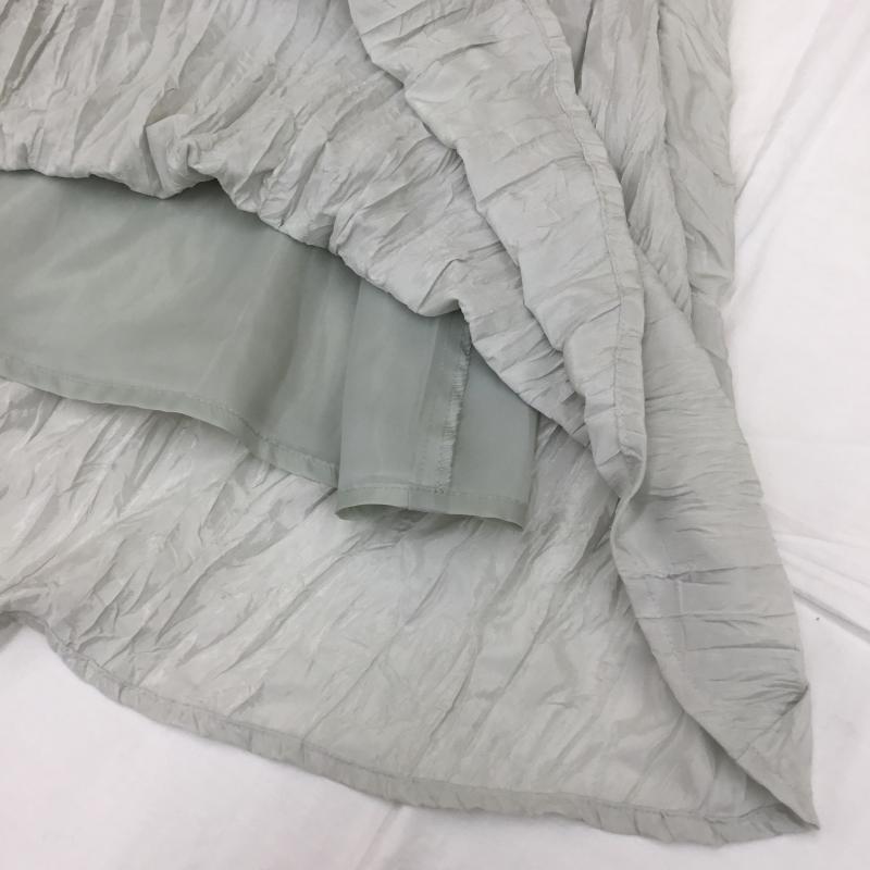ケービーエフ KBF スカート ロングスカート 無地 薄緑 / ライトグリーン /  レディース USED 古着 中古 10068544