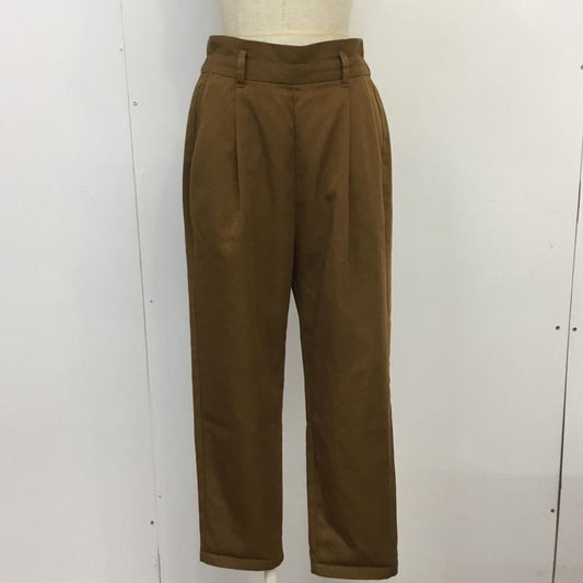 エヘカソポ ehka sopo パンツ スラックス FREE 無地 茶 / ブラウン /  レディース USED 古着 中古 10068582