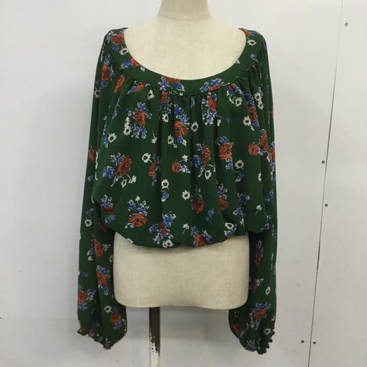 スライ SLY カットソー 長袖 030AS830-0890 FLORAL TOPS 3 総柄 緑 / グリーン /  レディース USED 古着 中古 10068680