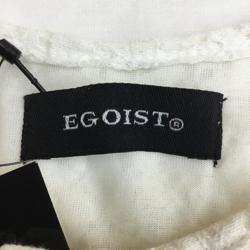 エゴイスト EGOIST ワンピース ひざ丈スカート タグ付き FREE 花柄 白 / ホワイト /  レディース USED 古着 中古 10068730