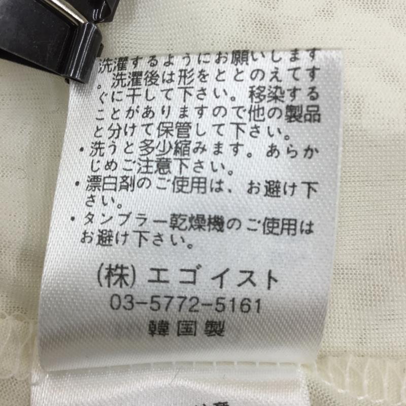 エゴイスト EGOIST ワンピース ひざ丈スカート タグ付き FREE 花柄 白 / ホワイト /  レディース USED 古着 中古 10068730