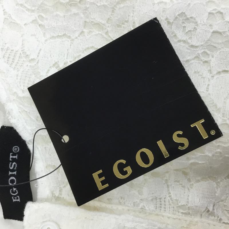 エゴイスト EGOIST ワンピース ひざ丈スカート タグ付き FREE 花柄 白 / ホワイト /  レディース USED 古着 中古 10068730