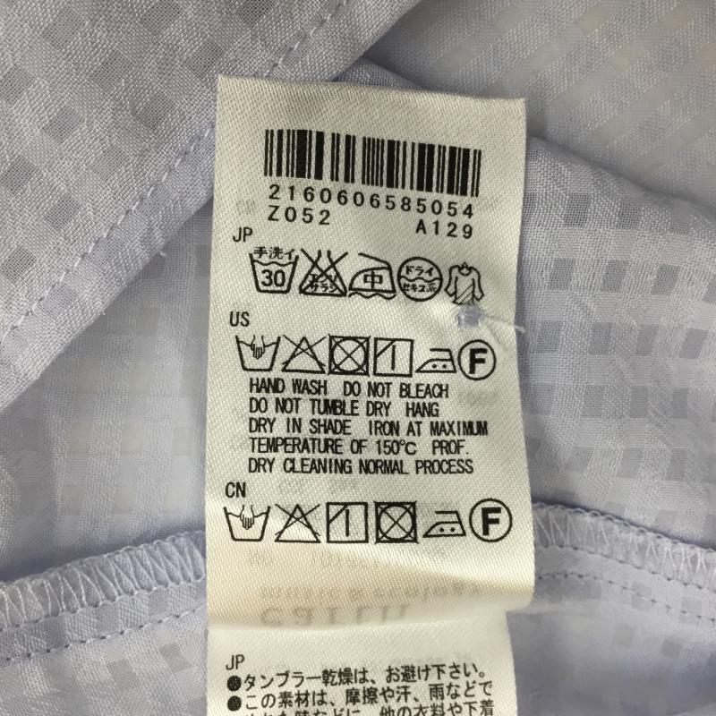 アースミュージックアンドエコロジー earth music&ecology カットソー 半袖 タグ付き S チェック 水色 / ライトブルー /  レディース USED 古着 中古 10068750