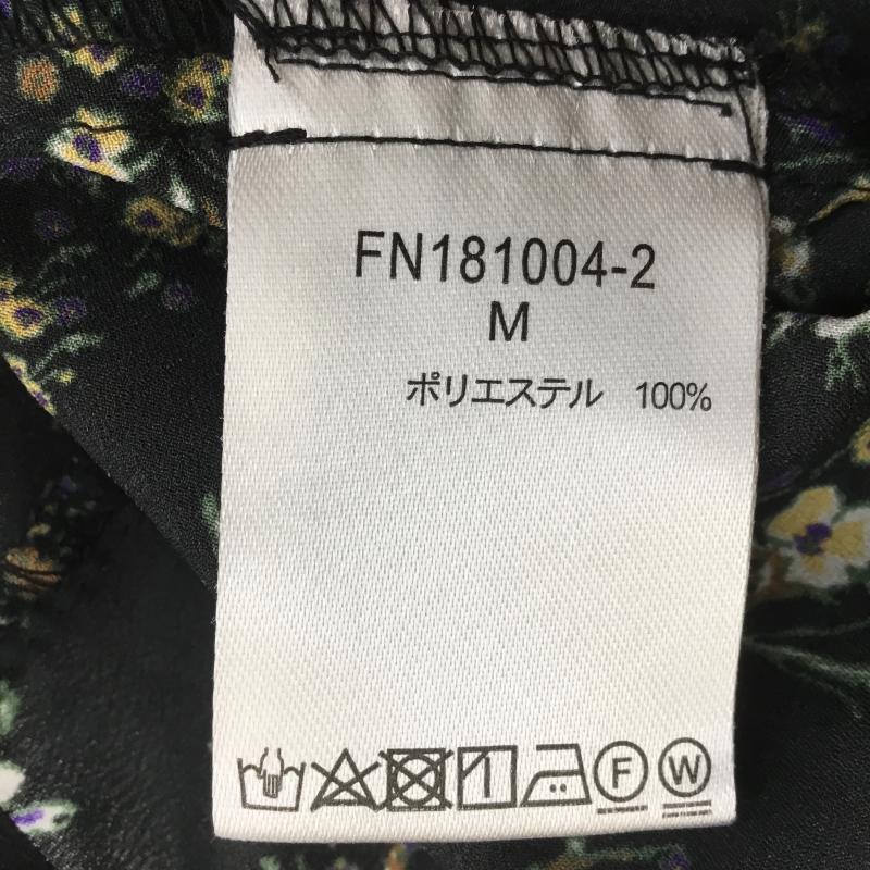 スタディオクリップ studio CLIP カットソー 長袖 M 花柄 黒 / ブラック /  レディース USED 古着 中古 10068780