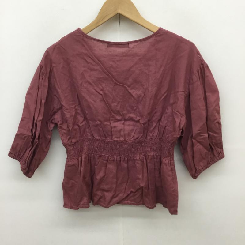 ダブルクローゼット w closet カットソー 半袖 FREE  桃 / ピンク /  レディース USED 古着 中古 10068792