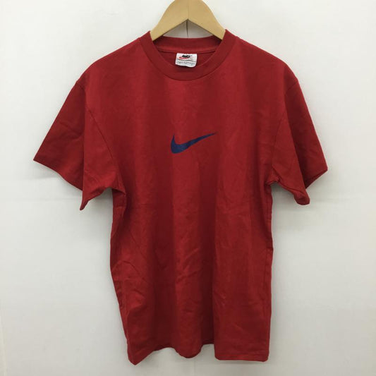 ナイキ NIKE Tシャツ 半袖 S ロゴ、文字 赤 / レッド /  メンズ USED 古着 中古 10068885