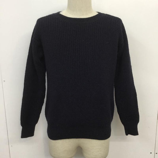 ザ ノースフェイス パープルレーベル THE NORTH FACE PURPLE LABEL ニット、セーター 長袖 NT6456N ローゲージ クルーネック S 無地 紺 / ネイビー /  メンズ USED 古着 中古 10068943