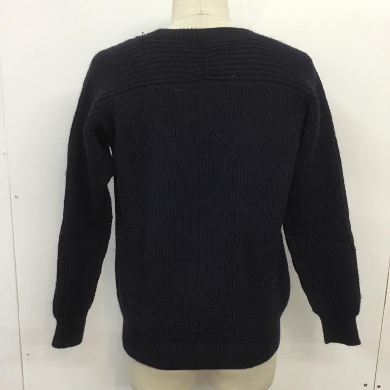 ザ ノースフェイス パープルレーベル THE NORTH FACE PURPLE LABEL ニット、セーター 長袖 NT6456N ローゲージ クルーネック S 無地 紺 / ネイビー /  メンズ USED 古着 中古 10068943