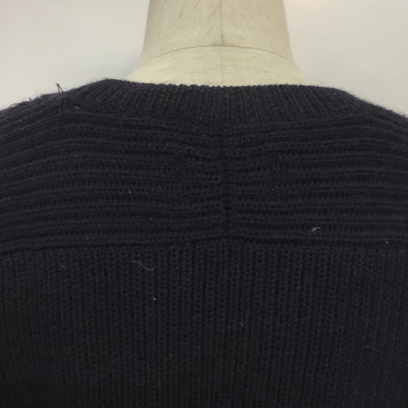 ザ ノースフェイス パープルレーベル THE NORTH FACE PURPLE LABEL ニット、セーター 長袖 NT6456N ローゲージ クルーネック S 無地 紺 / ネイビー /  メンズ USED 古着 中古 10068943