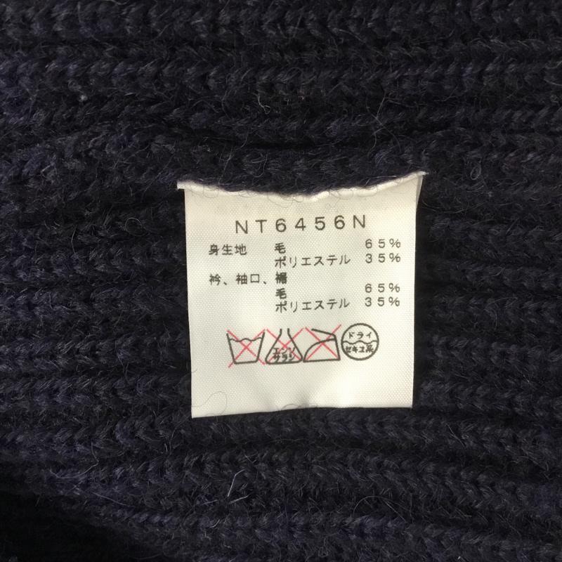 ザ ノースフェイス パープルレーベル THE NORTH FACE PURPLE LABEL ニット、セーター 長袖 NT6456N ローゲージ クルーネック S 無地 紺 / ネイビー /  メンズ USED 古着 中古 10068943