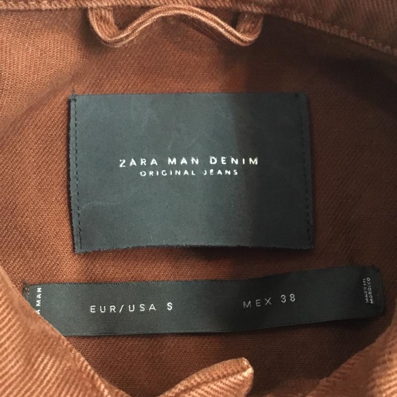 ザラメン ZARA MAN ジャケット、上着 ジャケット、ブレザー カバーオール S 無地 茶 / ブラウン /  メンズ USED 古着 中古 10068944