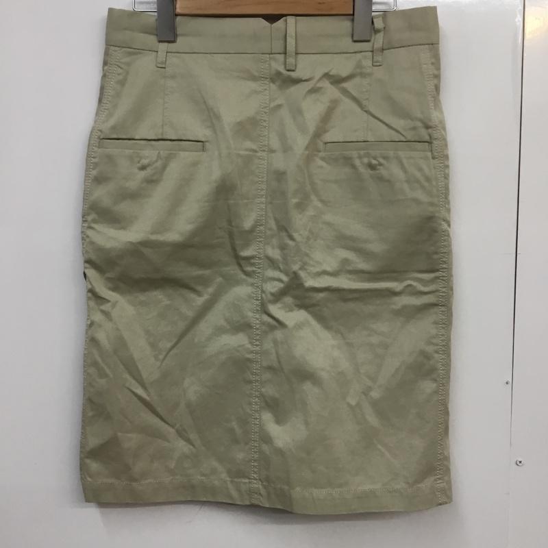 フラボア FRAPBOIS スカート ひざ丈スカート 0 無地 ベージュ / ベージュ /  レディース USED 古着 中古 10069003
