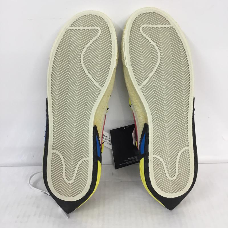 ナイキ NIKE スニーカー スニーカー DH7863 100 BLAZER LOW x Off-White ブレーザー 27.5cm 箱有 27.5cm ロゴ、文字 白 / ホワイト / X 赤 / レッド / X 黒 / ブラック / X 黄 / イエロー /  メンズ USED 古着 中古 10069027