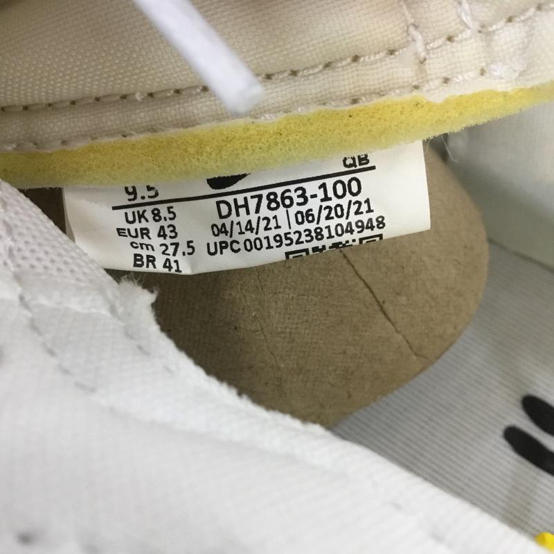 ナイキ NIKE スニーカー スニーカー DH7863 100 BLAZER LOW x Off-White ブレーザー 27.5cm 箱有 27.5cm ロゴ、文字 白 / ホワイト / X 赤 / レッド / X 黒 / ブラック / X 黄 / イエロー /  メンズ USED 古着 中古 10069027