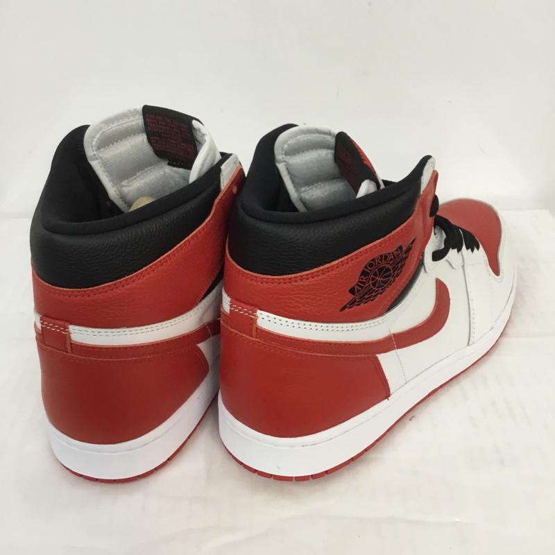 ナイキ NIKE スニーカー スニーカー 555088-161 AIR JORDAN 1 RETRO HIGH OG 30cm 箱有 30.0cm ロゴ、文字 白 / ホワイト / X 赤 / レッド / X 黒 / ブラック /  メンズ USED 古着 中古 10069098