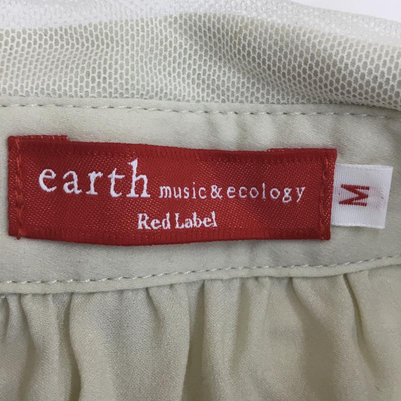 アースミュージックアンドエコロジー earth music&ecology ワンピース ひざ丈スカート M 無地 紺 / ネイビー /  レディース USED 古着 中古 10069191