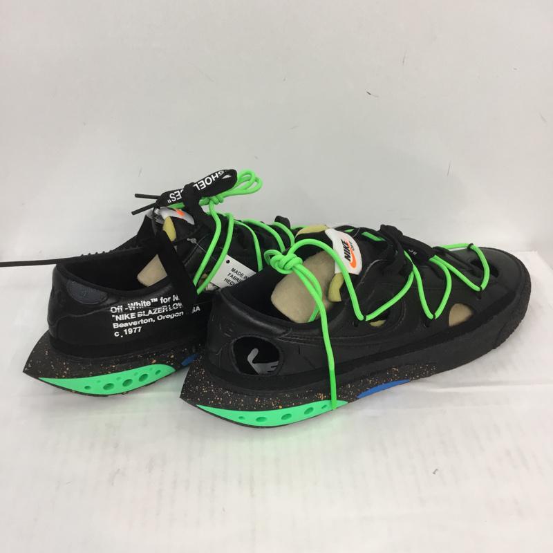 ナイキ NIKE スニーカー スニーカー DH7863-001 BLAZER LOW 77 x Off White 30cm 箱有 30.0cm ロゴ、文字 黒 / ブラック / X 緑 / グリーン / X 青 / ブルー /  メンズ USED 古着 中古 10069223