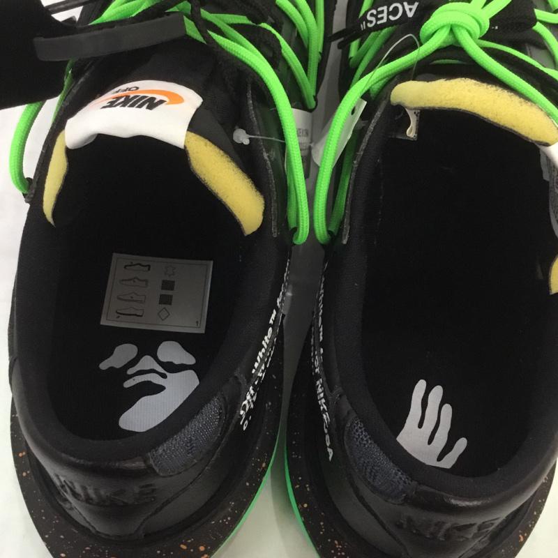 ナイキ NIKE スニーカー スニーカー DH7863-001 BLAZER LOW 77 x Off White 30cm 箱有 30.0cm ロゴ、文字 黒 / ブラック / X 緑 / グリーン / X 青 / ブルー /  メンズ USED 古着 中古 10069223