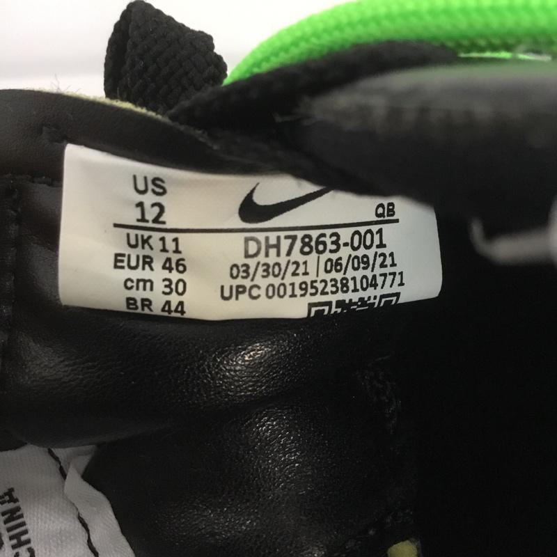 ナイキ NIKE スニーカー スニーカー DH7863-001 BLAZER LOW 77 x Off White 30cm 箱有 30.0cm ロゴ、文字 黒 / ブラック / X 緑 / グリーン / X 青 / ブルー /  メンズ USED 古着 中古 10069223