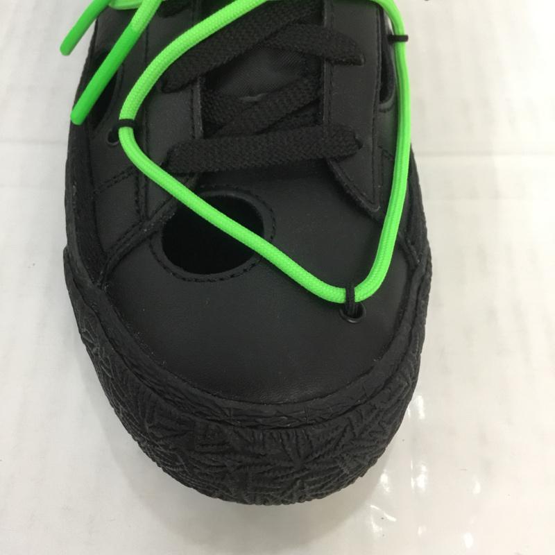 ナイキ NIKE スニーカー スニーカー DH7863-001 BLAZER LOW 77 x Off White 30cm 箱有 30.0cm ロゴ、文字 黒 / ブラック / X 緑 / グリーン / X 青 / ブルー /  メンズ USED 古着 中古 10069223