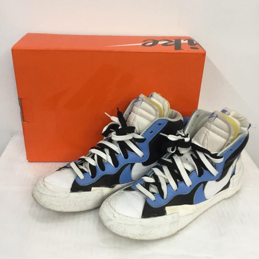 ナイキ NIKE スニーカー スニーカー BV0072-001 BLAZER MID SACAI 27cm 箱有 27.0cm ロゴ、文字 白 / ホワイト / X 黒 / ブラック / X 水色 / ライトブルー /  メンズ USED 古着 中古 10069225