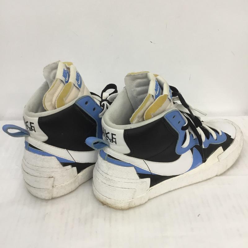 ナイキ NIKE スニーカー スニーカー BV0072-001 BLAZER MID SACAI 27cm 箱有 27.0cm ロゴ、文字 白 / ホワイト / X 黒 / ブラック / X 水色 / ライトブルー /  メンズ USED 古着 中古 10069225