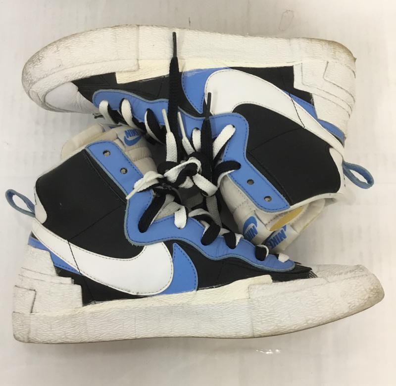 ナイキ NIKE スニーカー スニーカー BV0072-001 BLAZER MID SACAI 27cm 箱有 27.0cm ロゴ、文字 白 / ホワイト / X 黒 / ブラック / X 水色 / ライトブルー /  メンズ USED 古着 中古 10069225