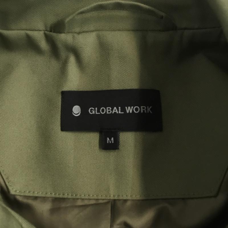 グローバルワーク GLOBAL WORK コート コート一般 GW320313AD スプリングコート ステンカラーコート M 無地 カーキ / カーキ /  メンズ USED 古着 中古 10069235