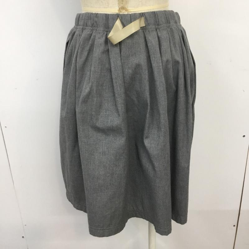 グラミチ GRAMICCI スカート ひざ丈スカート FREE 無地 灰 / グレー /  レディース USED 古着 中古 10069377