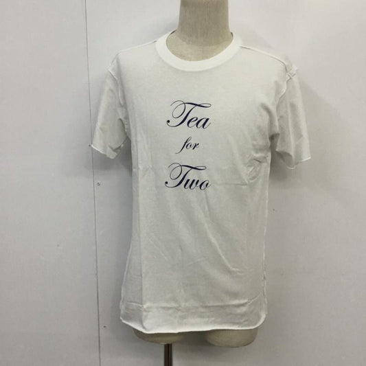 エーケーエーシックス AKA SIX Tシャツ 半袖 Fragment design tea for two S ロゴ、文字 白 / ホワイト /  メンズ USED 古着 中古 10069417