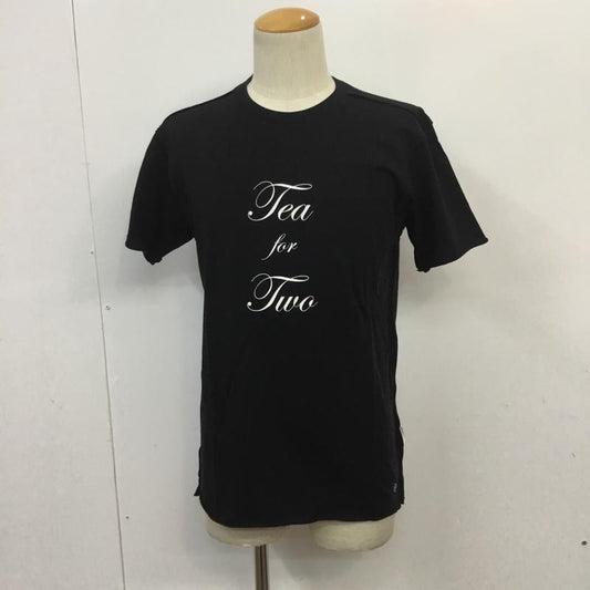 エーケーエーシックス AKA SIX Tシャツ 半袖 Fragment design tea for two S ロゴ、文字 黒 / ブラック /  メンズ USED 古着 中古 10069418
