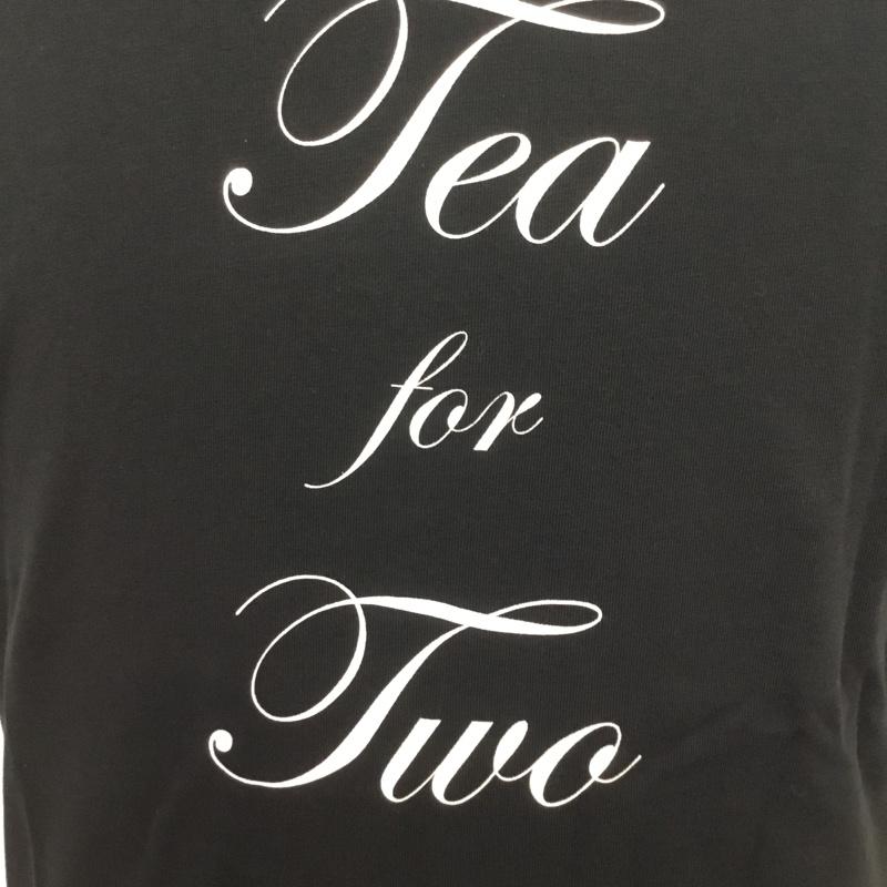 エーケーエーシックス AKA SIX Tシャツ 半袖 Fragment design tea for two S ロゴ、文字 黒 / ブラック /  メンズ USED 古着 中古 10069418